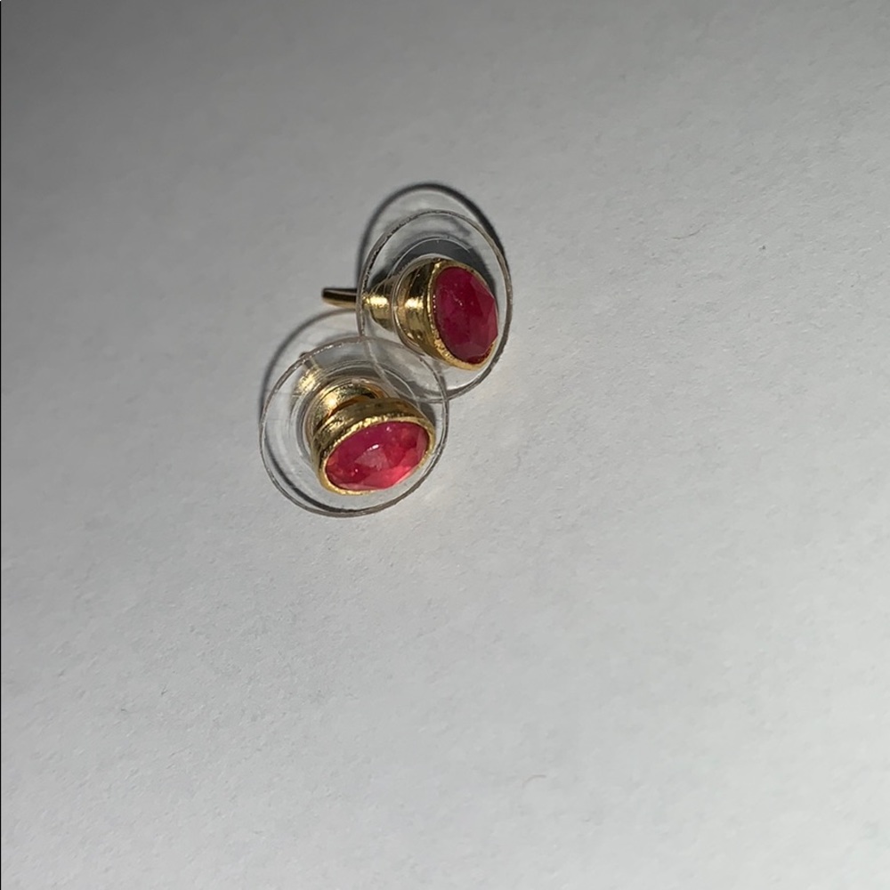 Sonya Renee Ruby Red Studs